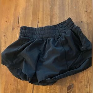 Size 2 Black Lululemon Hotty Hots